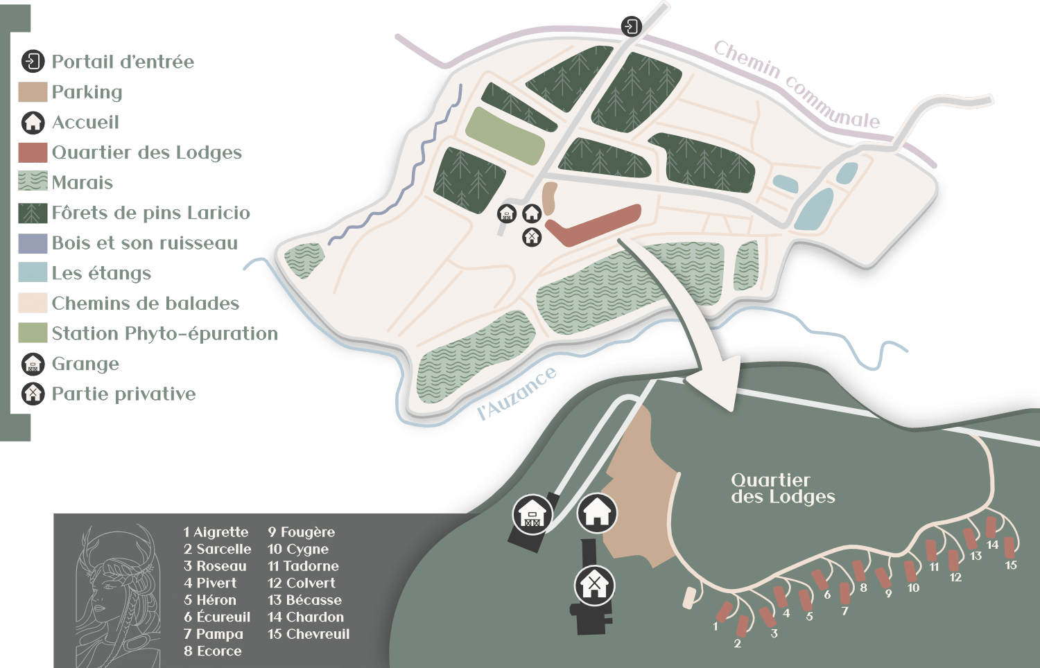 DAMONA LODGES Plan 1