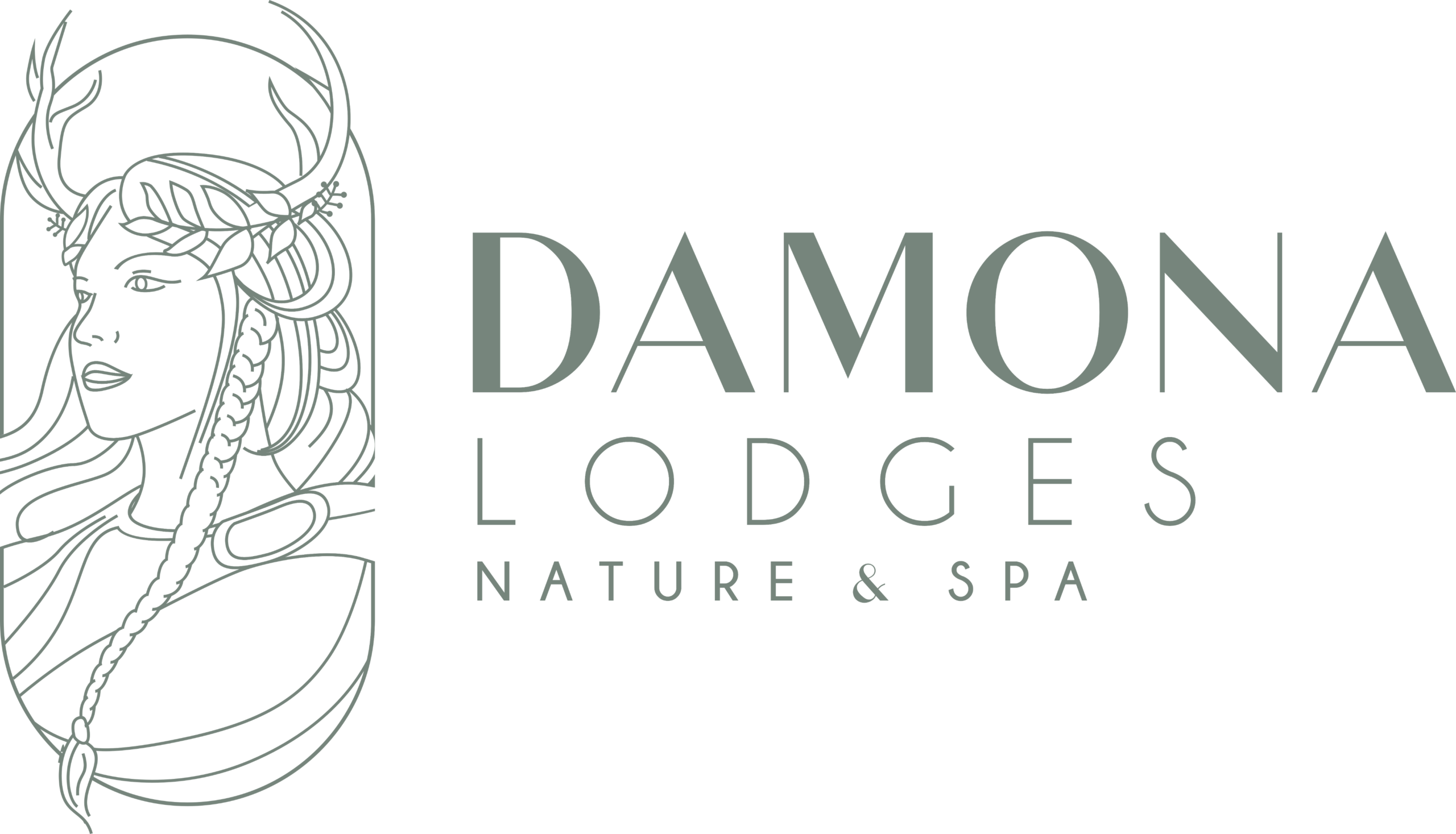 logo damona lodges vert